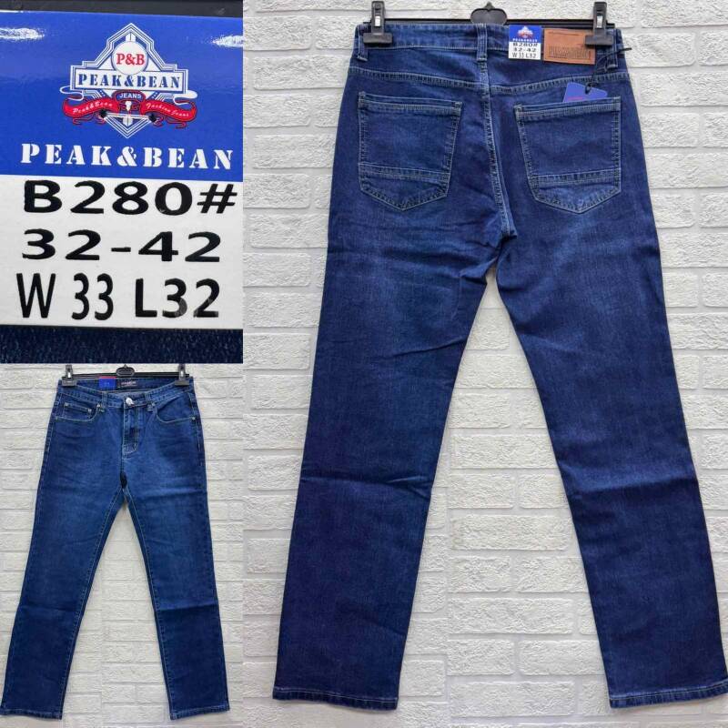 Spodnie jeansy meskie Roz 32-42, 1 Kolor Paczka 10 szt